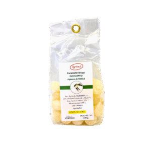 Caramelle drops eucalipto ripiene di miele